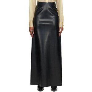 Kwaidan Editions Slit Maxi Skirt Size FR 36 US 4 S Black Rubber $1500